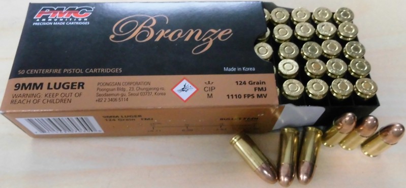 PMC 9mm Luger VMJ 124gr