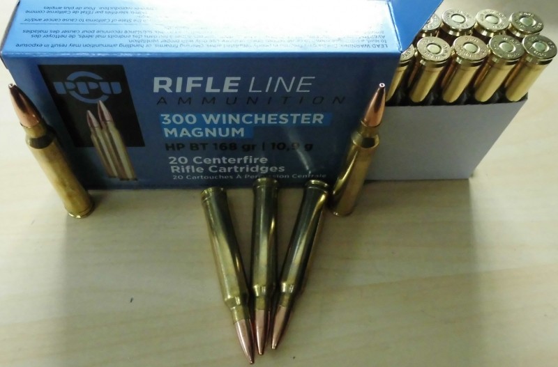 PPU 300winmag HP 168gr