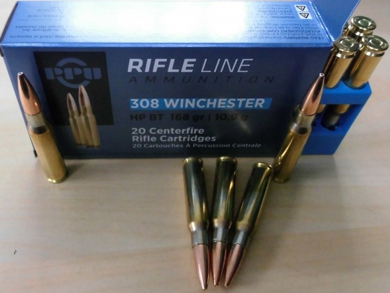 PPU 308win HP 168gr