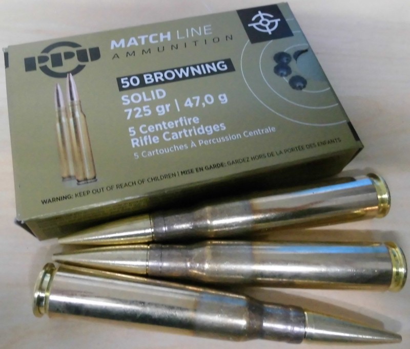 PPU 50bmg solid Match