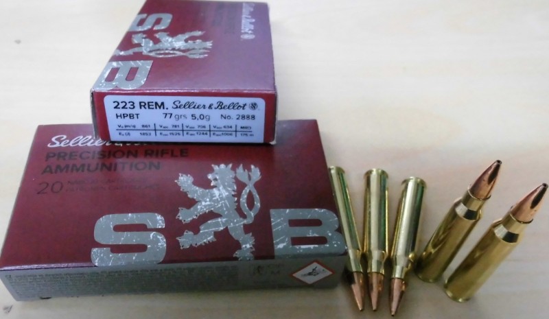 S&B 223rem HPBT 77gr Match