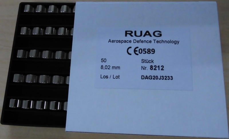 Zündhütchen RUAG 50 BMG