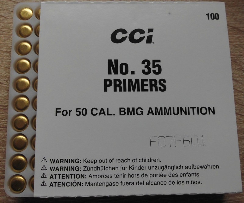 Zündhütchen CCI 50 BMG